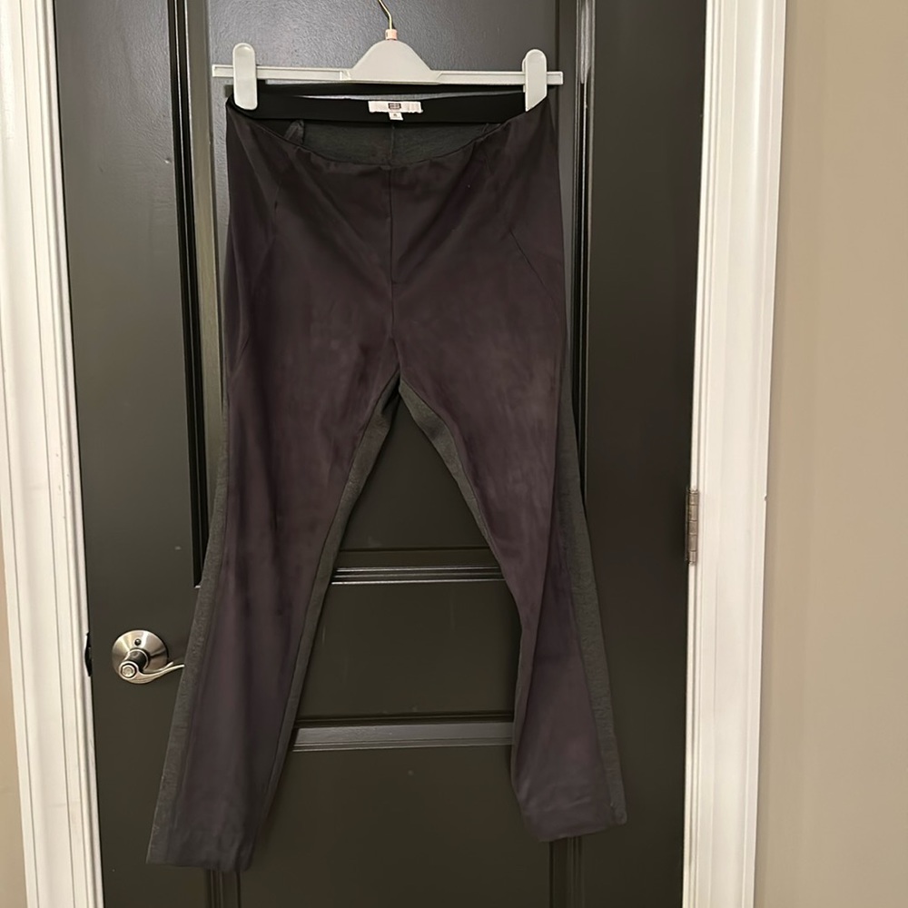 Etcetera E3 stretch pants suede in front size 6